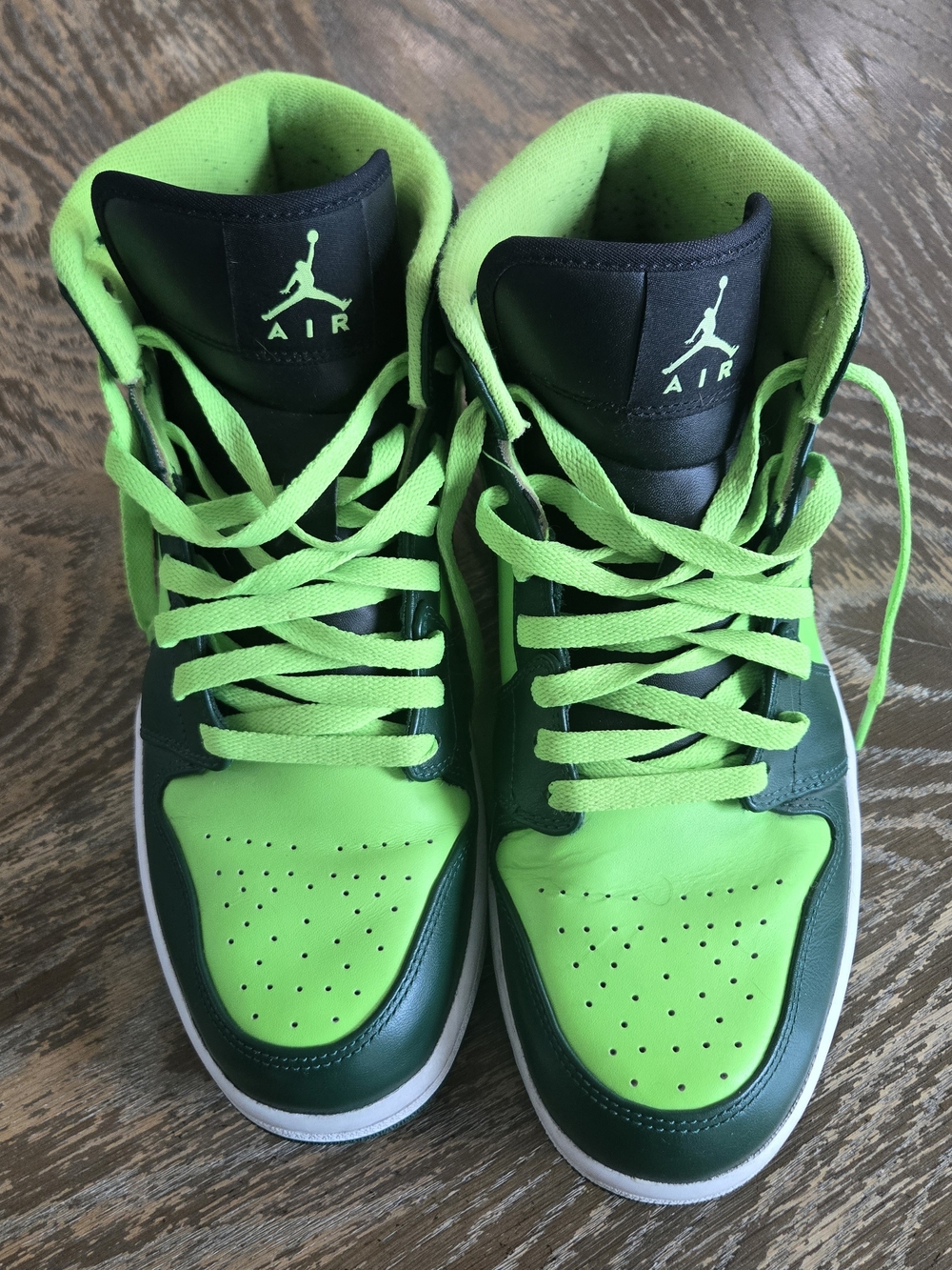 Air Jordan 1 Mid Hulk Gorge Green Electric Green Men’s 10 554724-330
